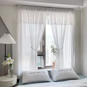 Voilage blanc pour un intérieur lumineux et aéré