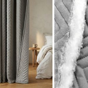 Rideau anti bruit gris 30db