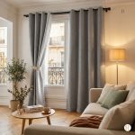 Rideau gris 30db idéal pour le confort acoustique