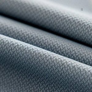 Rideau Gris Bleu idéal pour tamiser la lumière et préserver l'intimité