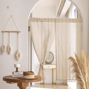 Rideau de porte élégant en tissu