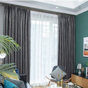 Rideau effet bois pour une ambiance chaleureuse