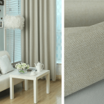 Rideau occultant beige crème pour une obscurité optimale