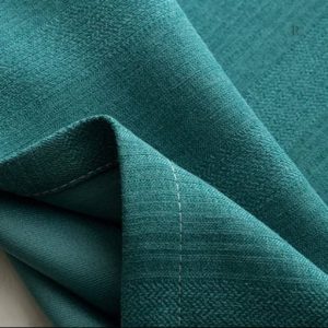 Accessoire déco : rideau semi occultant couleur bleu canard