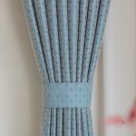Rideau semi occultant avec motifs élégants