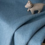 Accessoire textile bleu pour décoration intérieure
