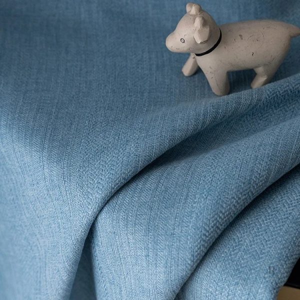 Accessoire textile bleu pour décoration intérieure