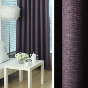 Rideau occultant violet foncé pour une obscurité optimale