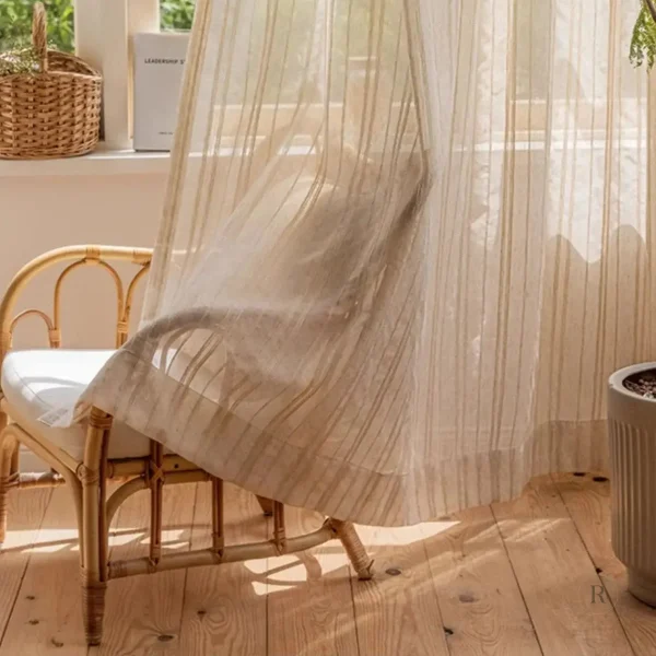 Tissu en lin doux pour intérieur