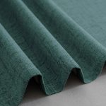 Tissu bleu sarcelle pour rideau occultant large