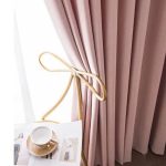 Tissu occultant rose poudré pour obscurité totale