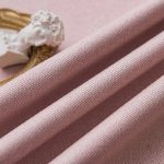 Décoration chic avec rideau rose poudré
