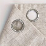 Rideau décoratif taupe, parfait pour toutes les pièces