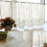 Rideau naturel en lin pour une ambiance vintage