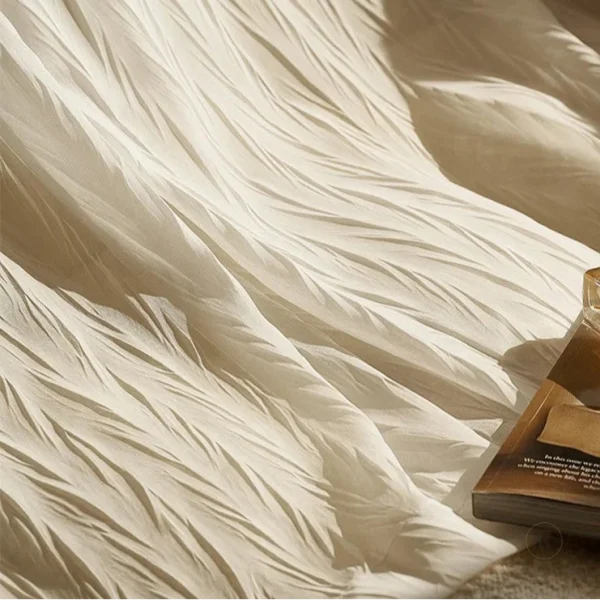 Voilage élégant beige, parfait pour un style minimaliste