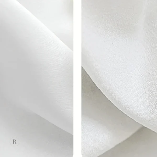 Voilage élégant en blanc, style contemporain