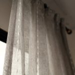 Voilage en lin avec motifs élégants