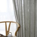 Rideau gris clair, parfait pour la décoration intérieure