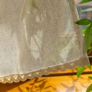 Voilage naturel - Rideaux brise bise en lin pour un intérieur lumineux