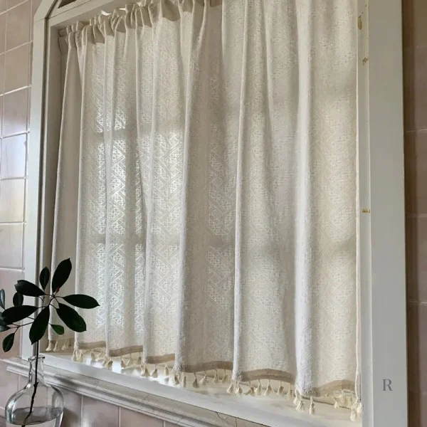 Voilage Beige léger pour décoration intérieure