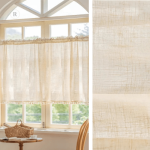 Rideaux en Lin pour Cuisine 120 cm